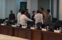 Jokowi, Ahok, Aher dan Bima Arya Rapat di Istana Bahas Banjir