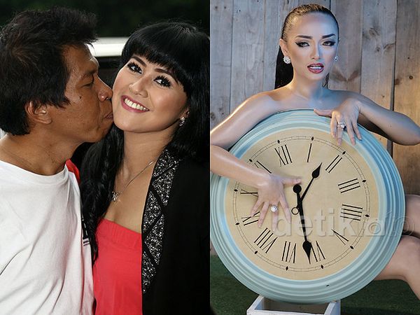 Kiwil Cium Mesra Istri, Zaskia 'Gotik' Tampil Superseksi