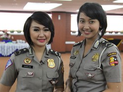 Curhat 2 Polwan Cantik yang Senang Kalau Ada Pengendara Nurut Lalu Lintas