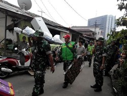 Sempat Diprotes Ibu-ibu, Penertiban di Asrama TNI di Cawang Kondusif