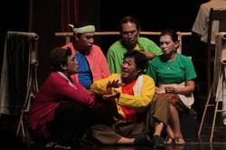 Butet Kartaredjasa Sentil Blusukan Jokowi di Panggung Teater