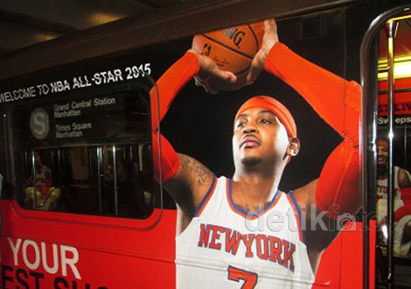 Subway New York Bersolek Jelang NBA All Star 2015