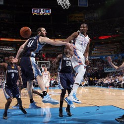 Durant-Westbrook Inspirasikan Kemenangan Thunder atas Grizzlies
