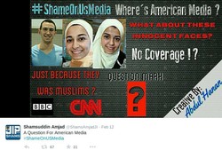 #ShameOnUSMedia Sindir Media Besar AS yang Lambat Soal Penembakan 3 Muslim