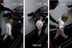 Waduh, Balita 17 Bulan Dipaksa Lari di Atas Treadmill