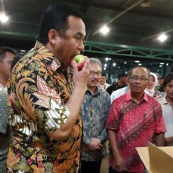 Blusukan ke Pasar Malam-malam, Mendag Gobel Alergi Buah Diberi Nama Asing