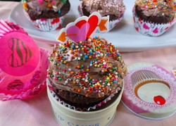 Resep Cake: Chocolate Love Cupcake