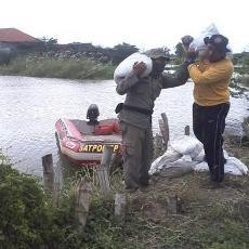Luapan Kali Lamong Gresik Kembali Banjiri Surabaya Barat