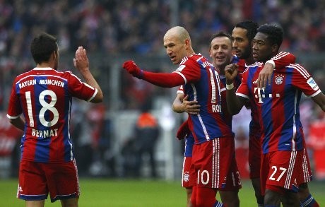 Bayern Hancurkan Hamburg 8-0