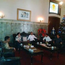 Begini Suasana Pertemuan Jokowi-KIH di Loji Gandrung Solo