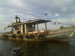 2 Kapal Trawl Tanpa Izin Ditangkap Ditpolair Kaltim