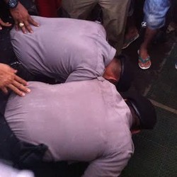 Begini Ketika Polisi Merayakan Kemenangan Komjen BG di PN Jaksel