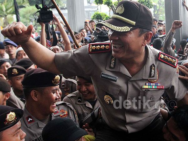 Kapolres Jaksel Rayakan Kemenangan Komjen BG