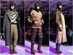 Foto: Barli Asmara Tampilkan Busana Tenun Berhias Mutiara di New York