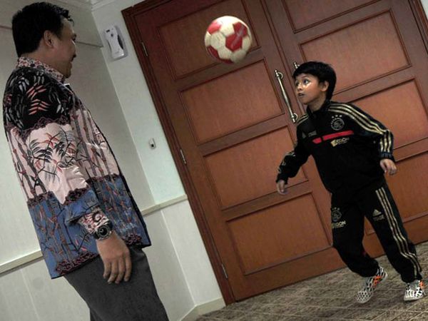 Tristan Alif Unjuk Gigi di Depan Menpora