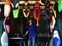 Musim Hujan, Penjualan Kulit Jok Motor Meningkat