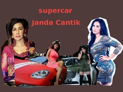 Artis Janda Cantik dengan Tunggangan Supercar