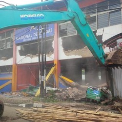 Mau Dibangun Apartemen, Sejumlah Bangunan di Jalan Jakarta Dibongkar