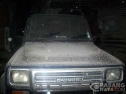 Kota Berastagi Diguyur Hujan Abu Vulkanik