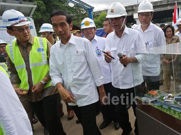 Jokowi Resmikan Kelanjutan Pembangunan Sodetan