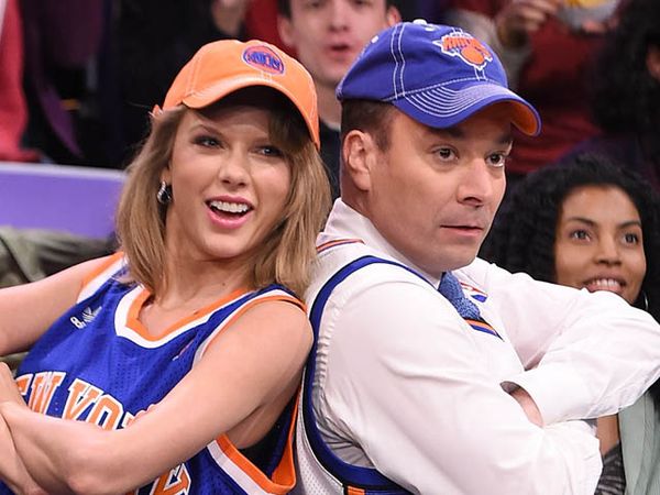Taylor Swift dan Jimmy Fallon Jadi Suporter Fanatik