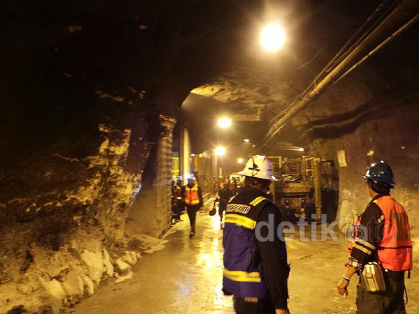 Ini Penampakan Tambang Bawah Tanah Freeport