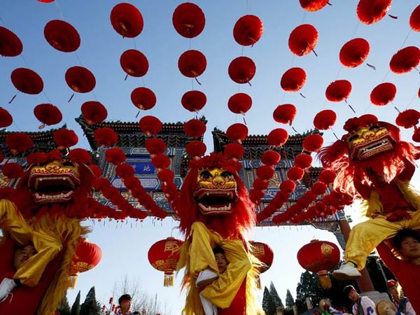 Merah Meriah Tahun Baru China di Beijing