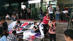 Rupa-rupa Dukungan Pemberantasan Korupsi di Halaman Gedung KPK