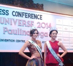 Tiba di Jakarta, Miss Universe 2014 Saksikan Final Puteri Indonesia 2015