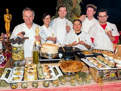 1350 Botol Champagne dan 150 Kg Bubuk Emas akan Disajikan pada Dinner Oscar