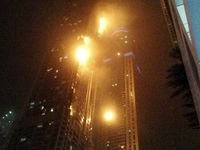 Apartemen 79 Lantai di Dubai Terbakar