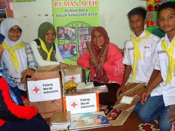 Forum Remaja PMI Kunjungi Ruman Aceh