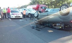 2 Penumpang Ertiga yang Terbalik di Jagorawi Terlempar ke Arah Berlawanan