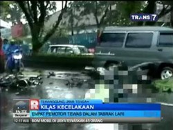Empat Pemotor Korban Tabrak Lari Tewas di Tengah Guyuran Hujan