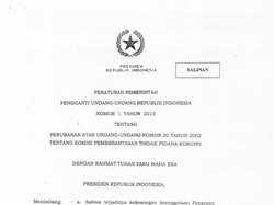 Perppu KPK Hapus Batasan Umur untuk Plt Pimpinan KPK