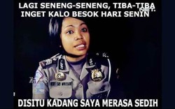 Penampakan Berbagai Meme Brigadir Dewi Di Situ Kadang Saya Merasa Sedih