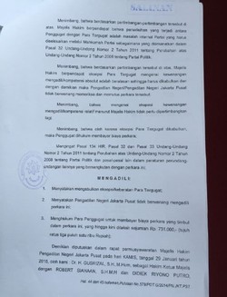 Yusril: Tidak Ada Perintah PN Jakpus Agar Mahkamah Golkar Bersidang