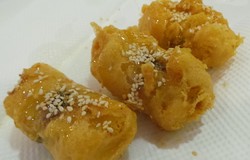 Resep Dim Sum: Fried Banana with Red Bean Paste
