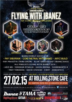 LAUNCHING ALBUM CD FLYING WITH IBANEZ