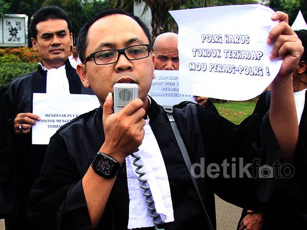 Puluhan Advokat Tolak Kriminalisasi Terhadap BW