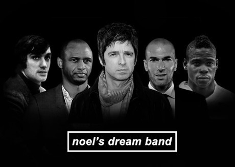 Band Khayalan Noel Gallagher: Zidane Gitaris, Balotelli Drummer