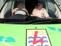 Mobil Listrik Buatan Anak Bangsa Dijajal di TMII