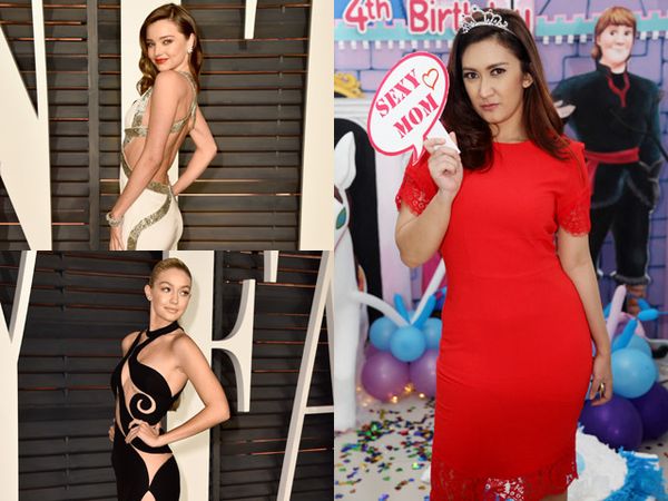 Parade Gaun Seksi di Pesta Oscar, Nafa Urbach Seksi Berbaju Merah