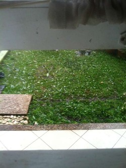 Hujan Es Melanda Kawasan Bandung Timur