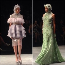 Ivan Gunawan Rilis Gaun Bertema Laut yang Dirancang Saat Naik Pesawat Terbang