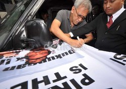 Iwan Fals Sambangi Jokowi di Istana Presiden