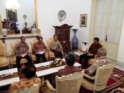 Begini Suasana Pertemuan Jokowi dengan Pimpinan KPK di Istana Merdeka