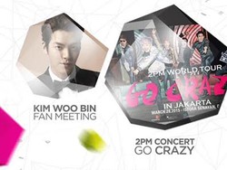 Diskon Spesial untuk Pembelian Tiket Fanmeeting Kim Woo Bin dan Konser 2PM di Jakarta!