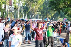 Ramainya Car Free Day di Padang Saat Weekend