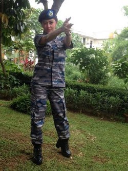 TNI AL Lirik Dewi Persik untuk Duta Bahari